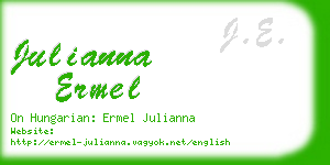 julianna ermel business card